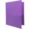 JAM Paper 9.5" x 11.5" Plastic 2 Pocket School POP Folders, 6ct.